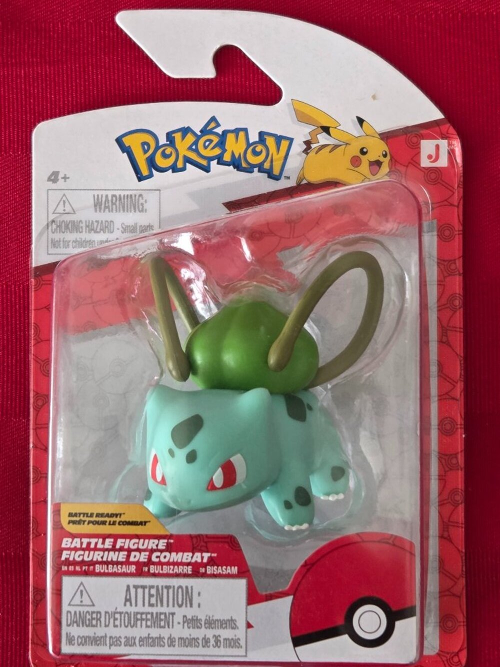2025 POKEMON, BULBASAUR BATTLE FIGURE, MINT IN THE PACKAGE!!!